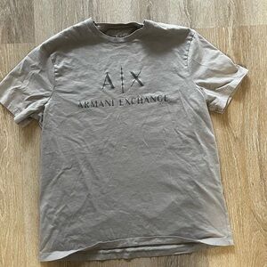 Armani Exchange Gray Women's T-Shirt